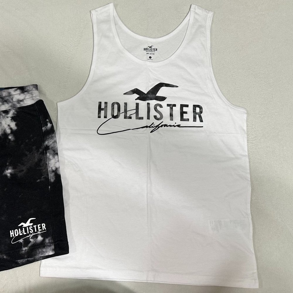 Hollister Jersey Tank & Shorts Set - Small & Medium Available